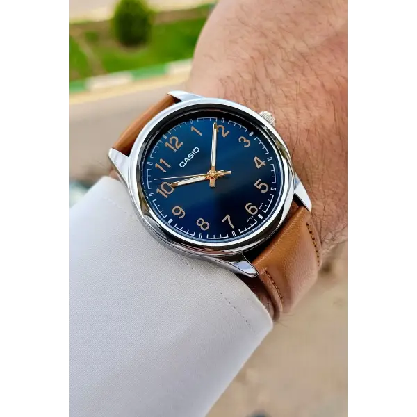 Casio Çelik Deri Kordon Erkek Kadın Kol Saati