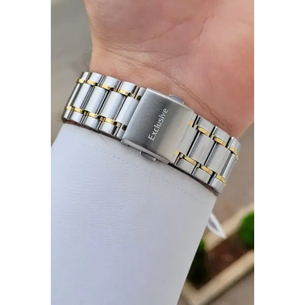 Kadranı Yeşil Kordonu Gold Gümüş Renk Iç Göstergeleri Aktif Erkek Kol Saati