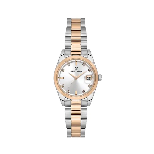 Rose Gümüş Renk 28 Mm Kadın Kol Saati Ve Bileklik