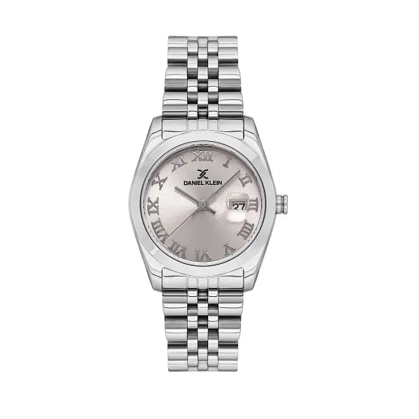 Gümüş Renk Hediye Paketli Kadın Kol Saati + Bileklik