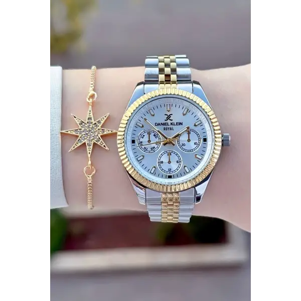 Kadın Kol Saati Ve Hediye Bileklik