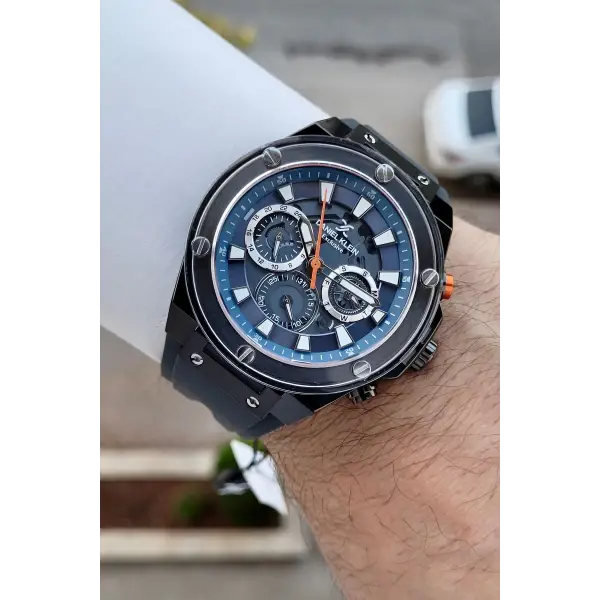 46 Mm Füme Renk İç Göstergeleri Aktif Erkek Kol Saati