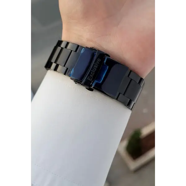 Siyah Renk 47 Mm İç Göstergeleri Aktif Erkek Kol Saati