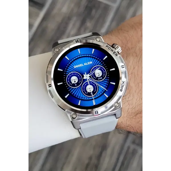 Gri Renk Android/ios Uyumlu Akıllı Saat