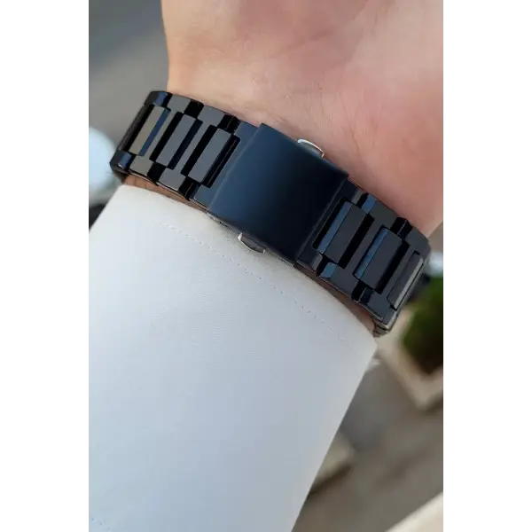 Ferrucci FCISTE406 43 Mm Kadranı Rose Kordonu Siyah Renk İç Göstergeleri Aktif Erkek Kol Saati