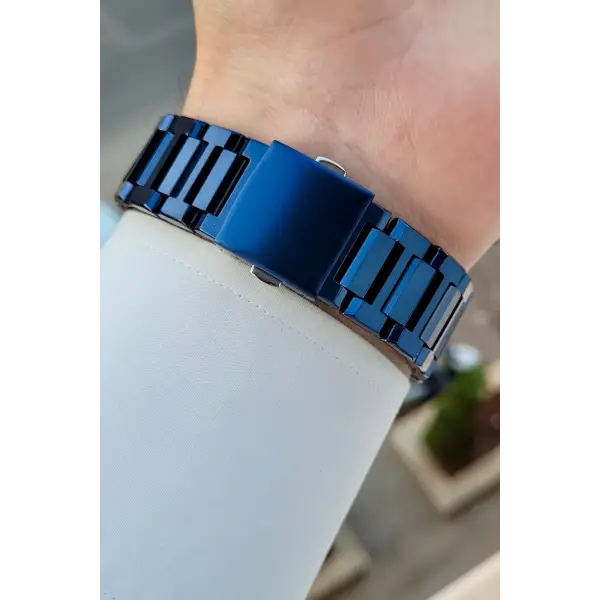 Ferrucci FCISTE407 43 Mm Kadranı Rose Kordonu Lacivert Renk İç Göstergeleri Aktif Erkek Kol Saati