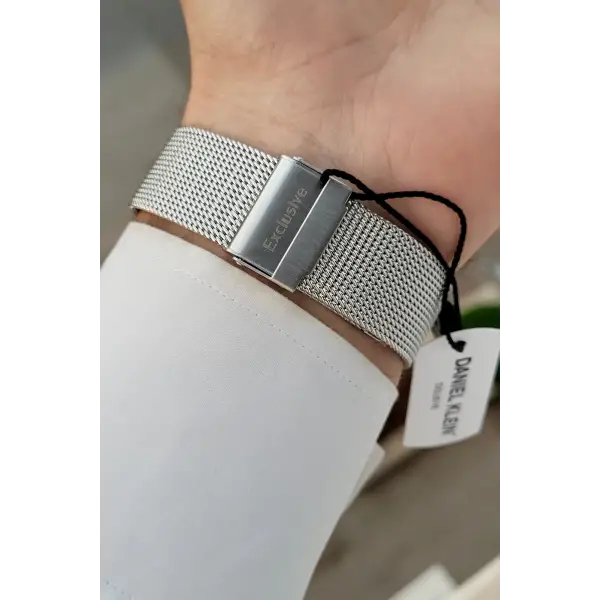 Gümüş Renk 43 Mm İç Göstergeleri Aktif Erkek Kol Saati