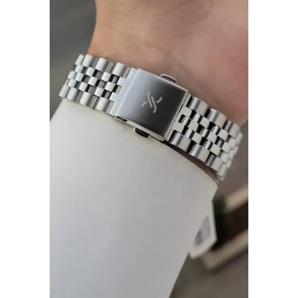 Gümüş Renk 42 Mm İç Göstergeleri Aktif Erkek Kol Saati