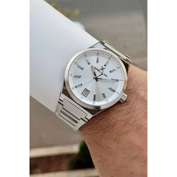 Gümüş Renk 42 Mm İç Göstergeleri Aktif Erkek Kol Saati