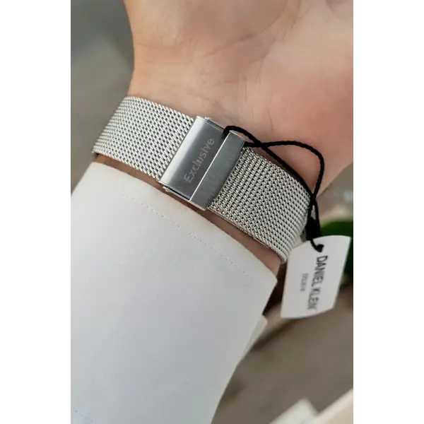 Gümüş Siyah Renk 43 Mm İç Göstergeleri Aktif Erkek Kol Saati