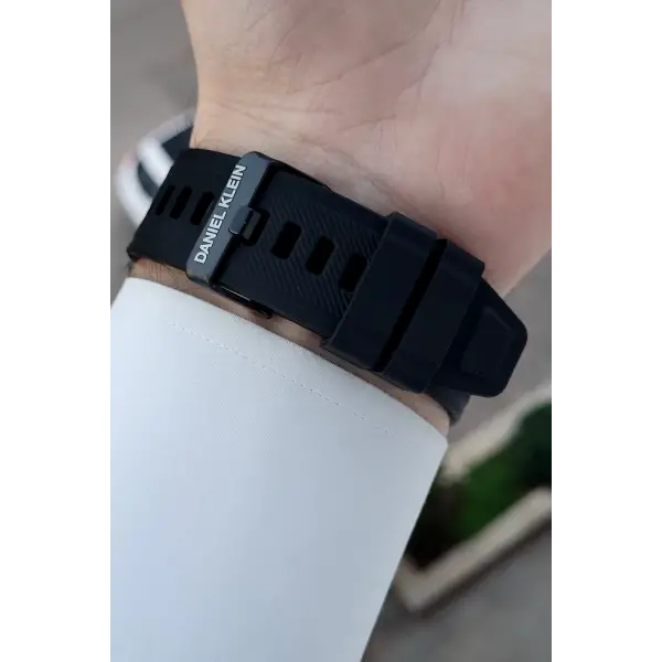 Kasası ve Kordonu Siyah Renk Android ve ios Uyumlu Hediye Paketli Akıllı Kol Saat