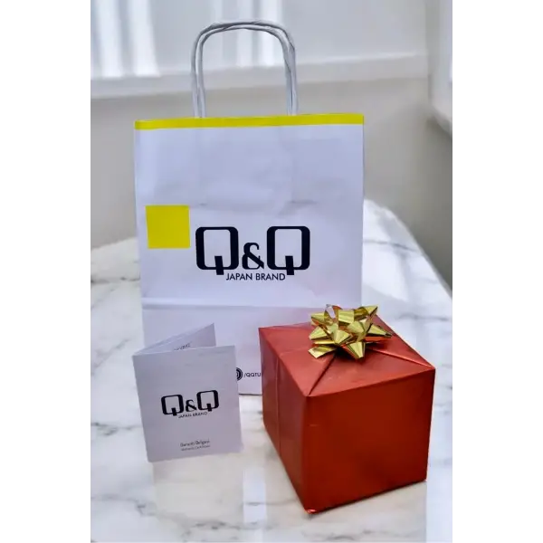 Gold Renk 30 Mm Rakamlı Kadın Kol Saati ve Hediye Bileklik