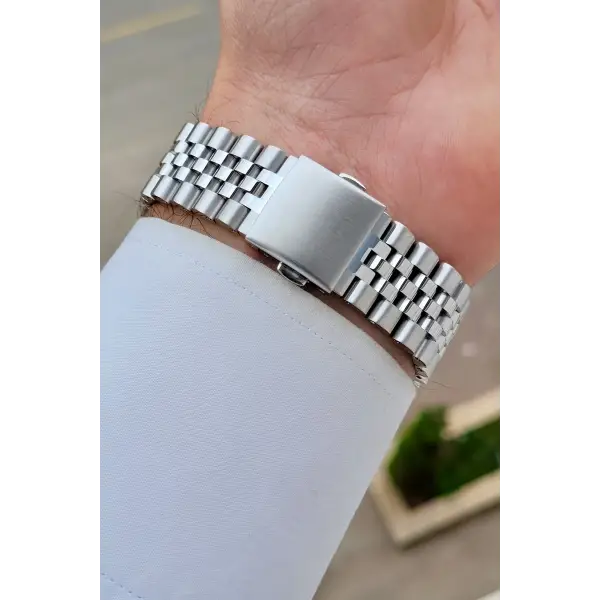 Gümüş Renk 41 mm İç Göstergeleri Aktif Erkek Kol Saati