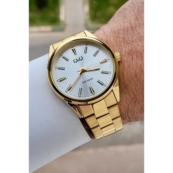 Gold Renk 40 mm Erkek Kol Saati