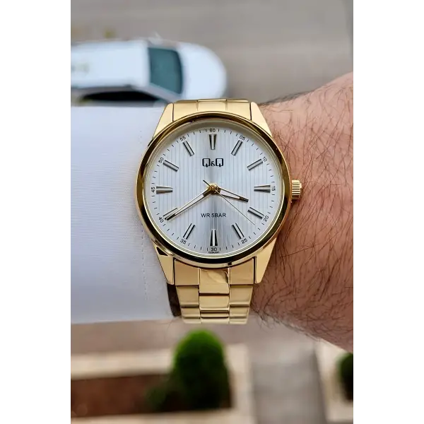 Gold Renk 40 mm Erkek Kol Saati