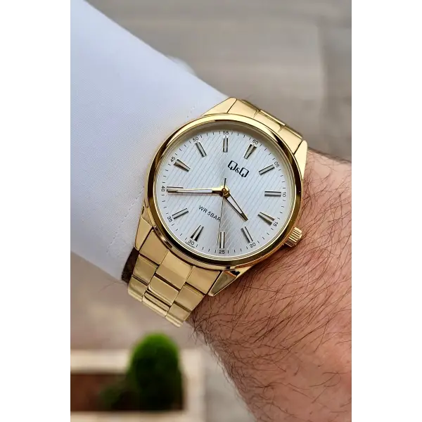 Gold Renk 40 mm Erkek Kol Saati