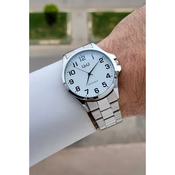 Gümüş Renk 40 mm Erkek Kol Saati