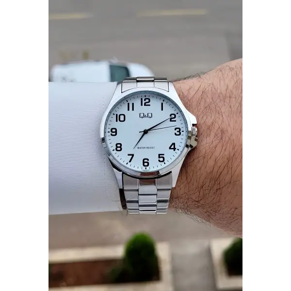 Gümüş Renk 40 mm Erkek Kol Saati