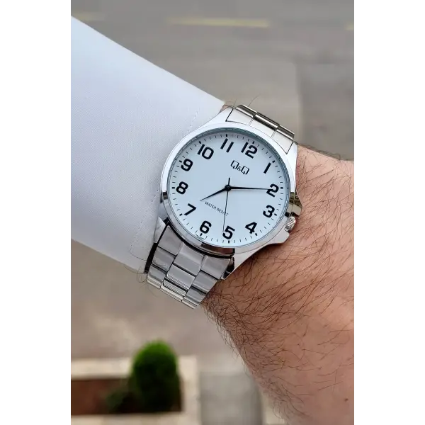 Gümüş Renk 40 mm Erkek Kol Saati