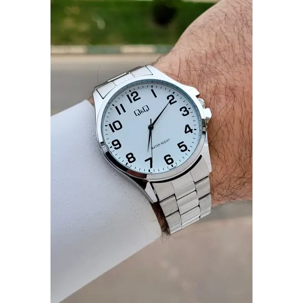 Gümüş Renk 40 mm Erkek Kol Saati
