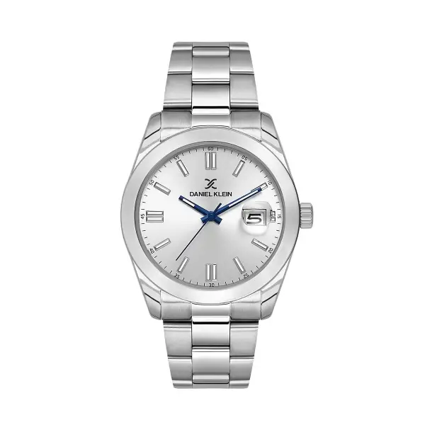 Gümüş Renk 5 ATM Hediye Paketli 42 mm Erkek Kol Saati