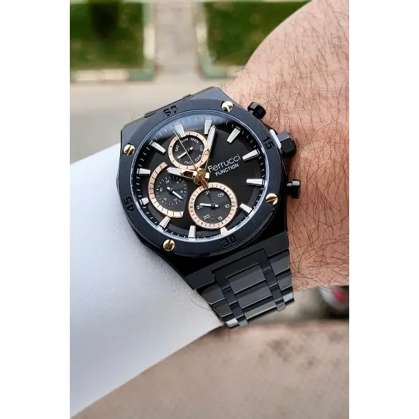 Siyah Renk 42 mm İç Göstergeleri Aktif Erkek Kol Saati