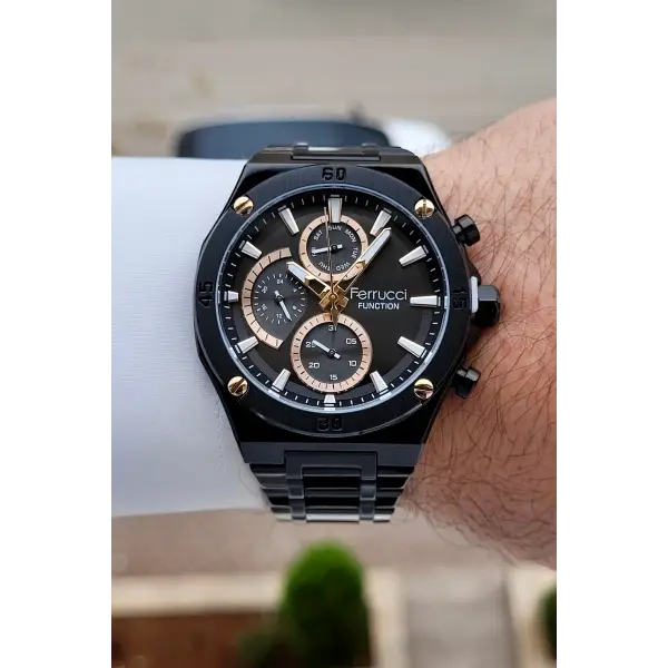 Siyah Renk 42 mm İç Göstergeleri Aktif Erkek Kol Saati