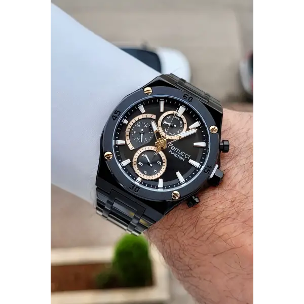 Siyah Renk 42 mm İç Göstergeleri Aktif Erkek Kol Saati