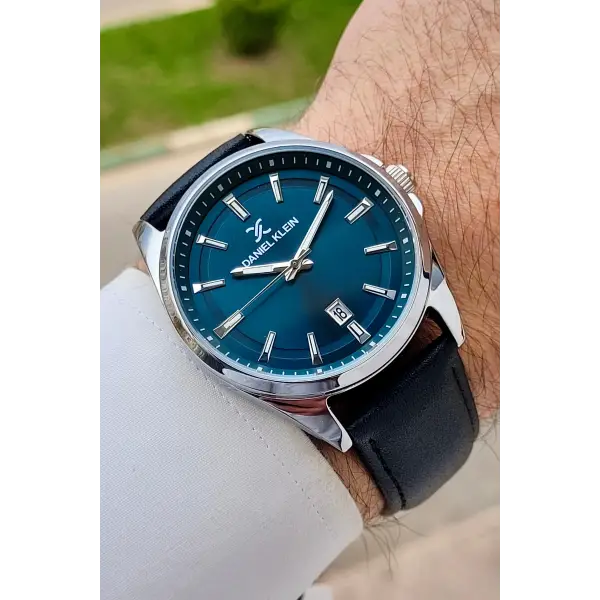 Mavi Siyah Renk 42 mm Takvimli Erkek Kol Saati