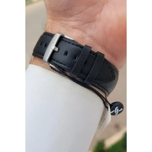 Mavi Siyah Renk 42 mm Takvimli Erkek Kol Saati