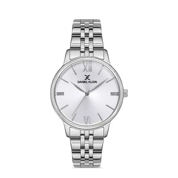 Gümüş Renk 35 mm Kadın Kol Saati ve Hediye Bileklik