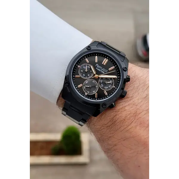 Siyah Renk 43 mm İç Göstergeleri Aktif Erkek Kol Saati