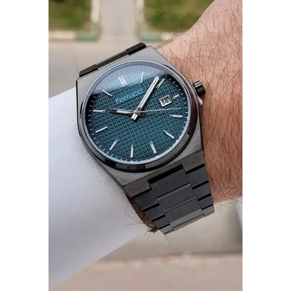 Kadranı Mavi Kordonu Siyah Renk 40 mm İç Göstergeleri Aktif Erkek Kol Saati