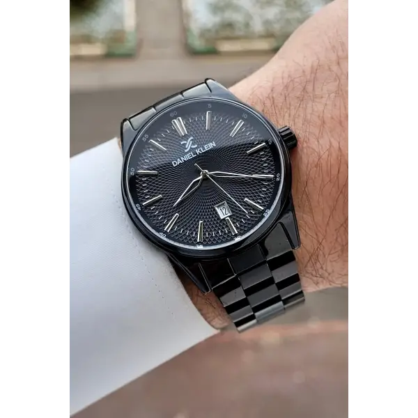 Siyah Renk 43 mm Hediye Paketli Erkek Kol Saati