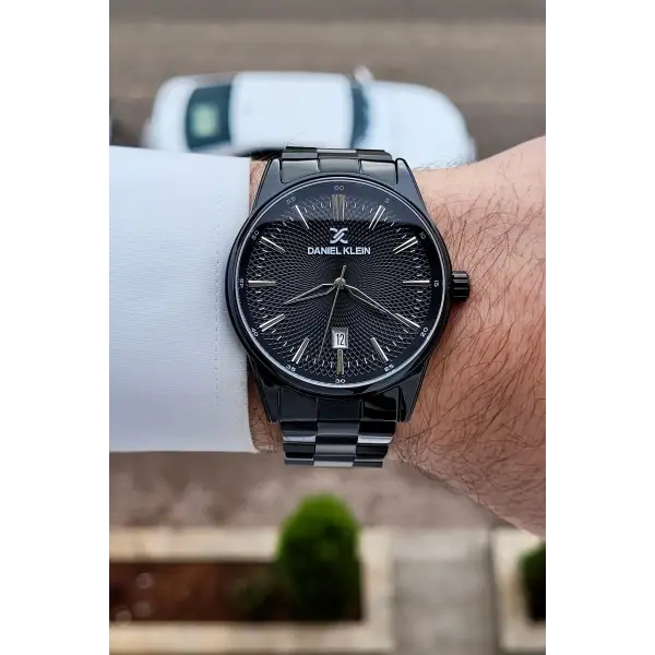 Siyah Renk 43 mm Hediye Paketli Erkek Kol Saati