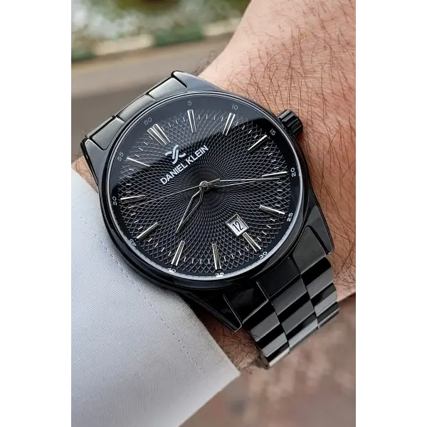 Siyah Renk 43 mm Hediye Paketli Erkek Kol Saati