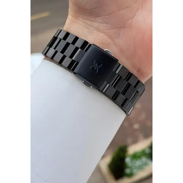 Siyah Renk 43 mm Hediye Paketli Erkek Kol Saati