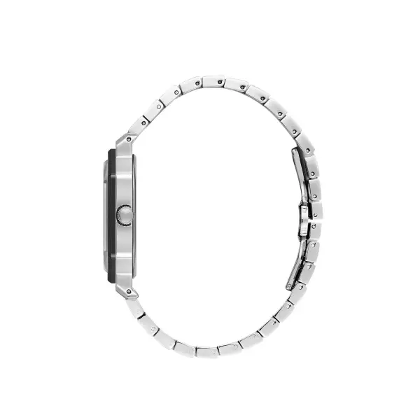 Gümüş Siyah Renk Erkek Kol Saati