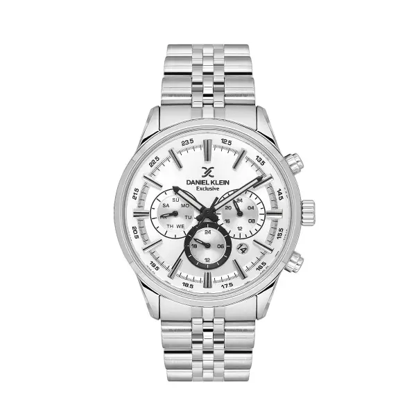 Gümüş Renk 43 Mm 5 ATM Erkek Kol Saati