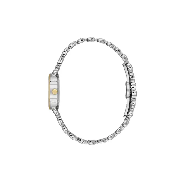 Kadranı Yeşil Kordonu Gold Gümüş Renk 20,5 mm Kadın Kol Saati ve Bileklik