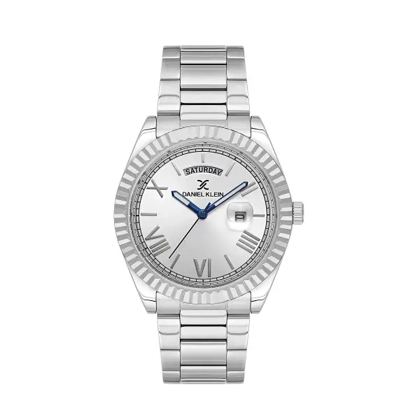 Gümüş Renk 42,5 Mm 5 ATM Erkek Kol Saati