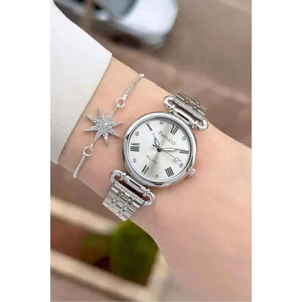 Kadın Kol Saati Bileklik Hediyeli