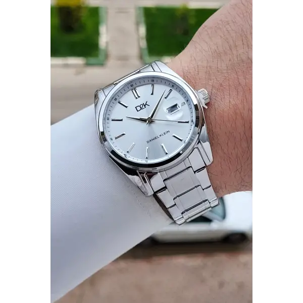 Gümüş Renk 42 Mm Erkek Kol Saati