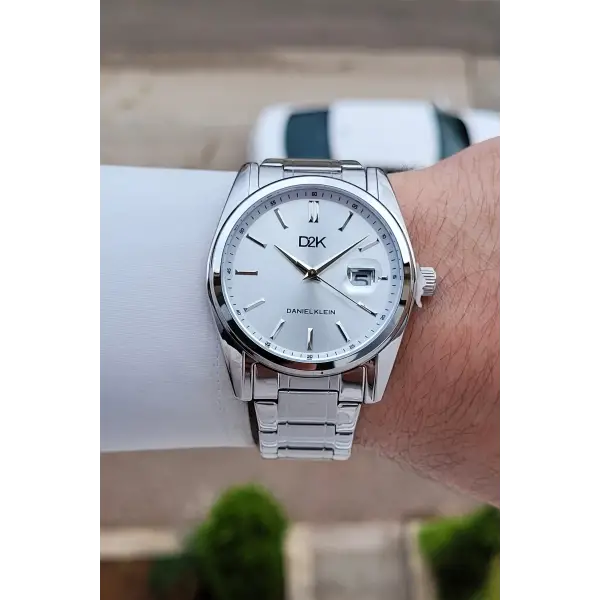 Gümüş Renk 42 Mm Erkek Kol Saati