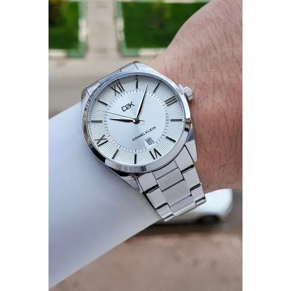 Gümüş Renk 42 Mm Erkek Kol Saati