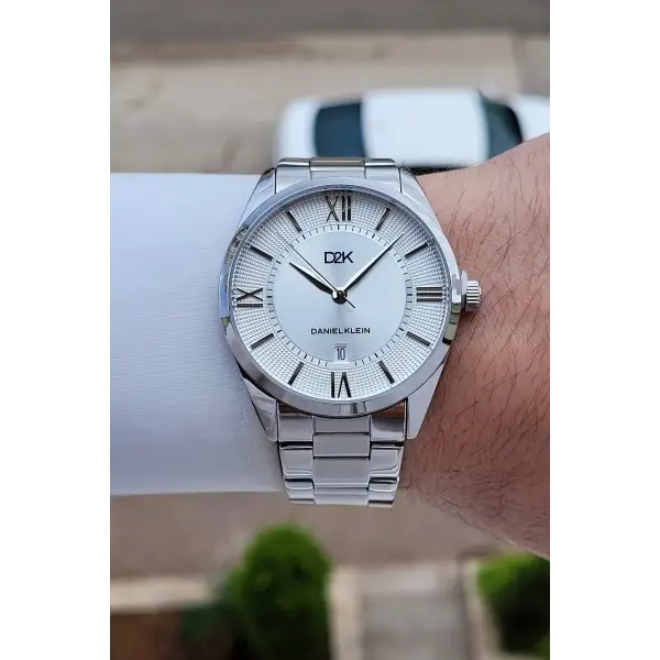 Gümüş Renk 42 Mm Erkek Kol Saati