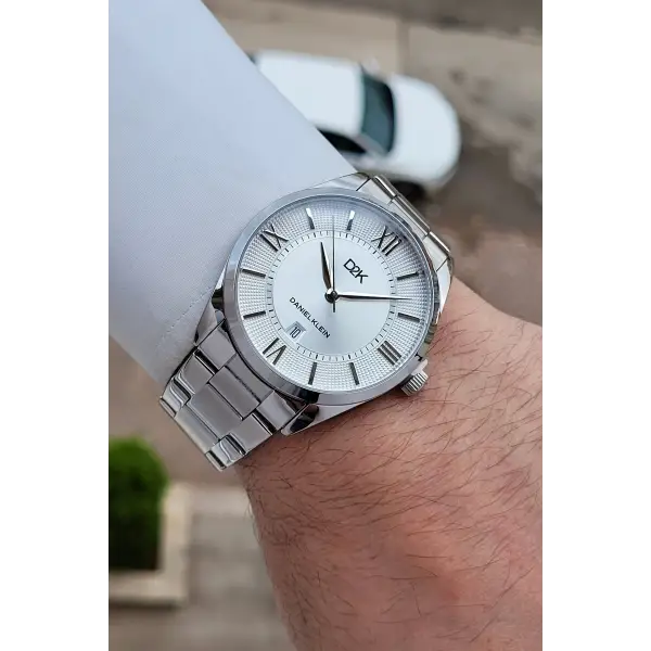 Gümüş Renk 42 Mm Erkek Kol Saati