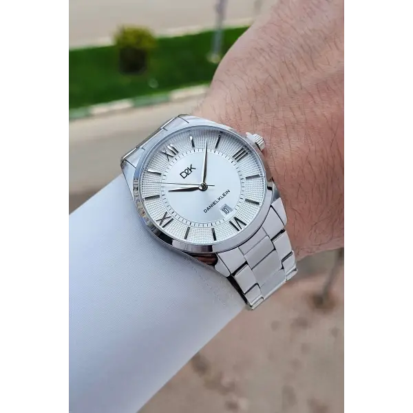 Gümüş Renk 42 Mm Erkek Kol Saati