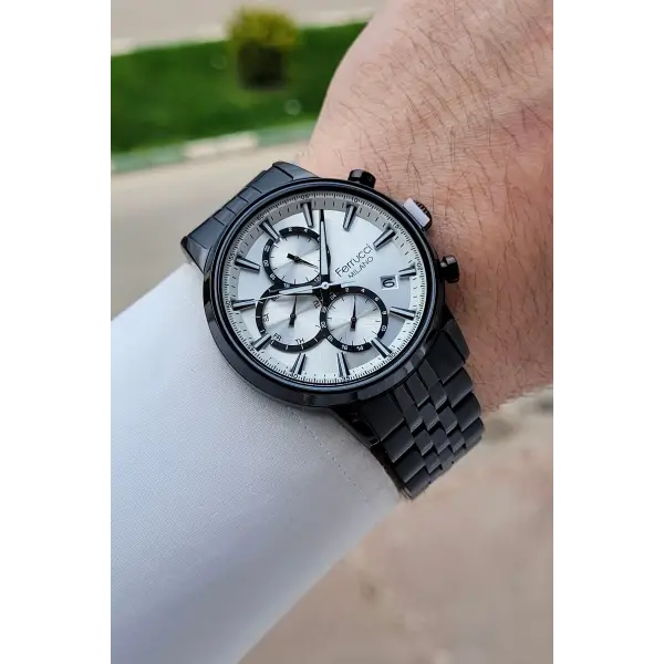 Siyah Renk İç Göstergeleri Aktif 41 Mm Erkek Kol Saati