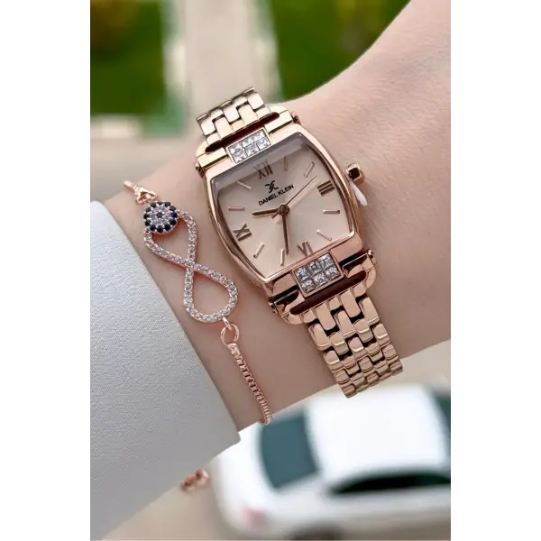 Rose Renk 24 mm Hediye Paketli Kadın Kol Saati